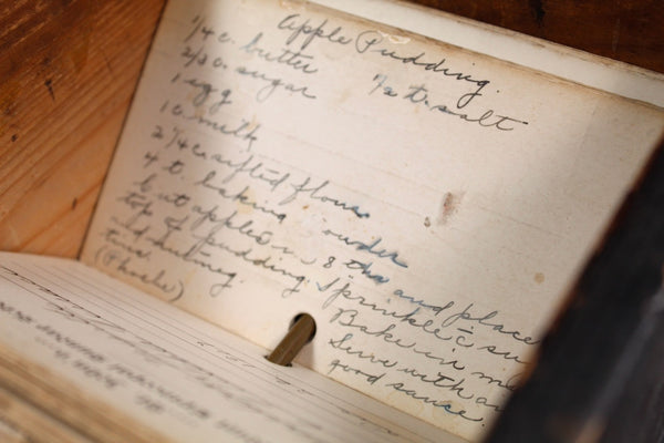 Early 1900s St. John's Methodist Episcopal Sunday School Registration Cards in Wooden Card Box | Turn of the Century Ephemera | Bixley Shop