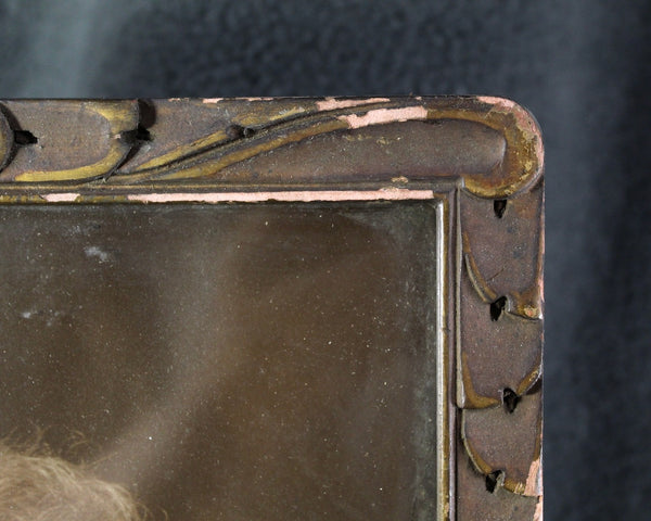 Antique Tabletop Wooden Frame with 1910s/1920s Woman's Portrait| Antique Frame for Portrait or Mirror | Bixley Shop