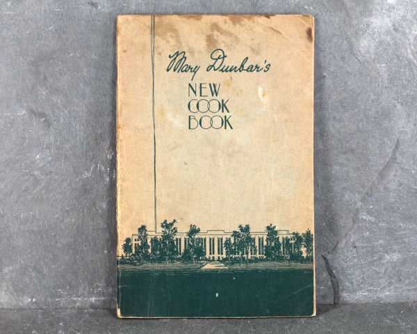 Set of 2 Antique Mary Dunbar Cookbooks | 1930s Jewel Tea Co. Cookbooklets | Mary Dunbar's New Cook Book | Mary Dunbar's Favorite Recipes