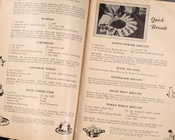 Set of 2 Antique Mary Dunbar Cookbooks | 1930s Jewel Tea Co. Cookbooklets | Mary Dunbar's New Cook Book | Mary Dunbar's Favorite Recipes
