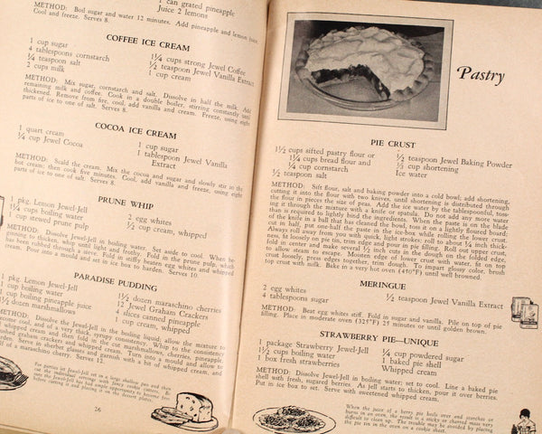 Set of 2 Antique Mary Dunbar Cookbooks | 1930s Jewel Tea Co. Cookbooklets | Mary Dunbar's New Cook Book | Mary Dunbar's Favorite Recipes