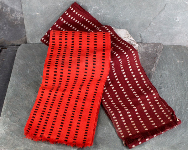 Pair of Vintage African Fabric Sashes | Vintage African Fashion