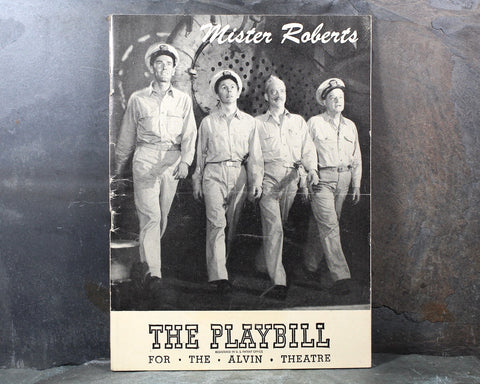 1948 Mister Roberts Playbill from Broadway | Henry Fonda | Tony Award Winning Play | November 15, 1948 | Vintage Broadway Memorabilia