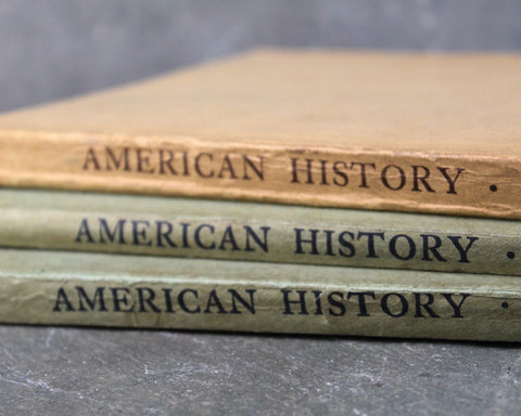 American History Book Course | 1944 United Armed Forces Institute | WWII Military Text Books | Vintage History Books | Bixley Shop