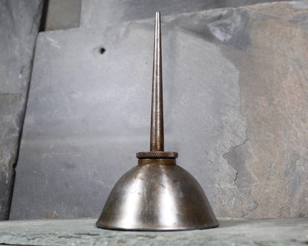 Vintage Gem Mfg Co Pittsburg Oil Can | 6" Tall x 3" Diameter Oil Can | Bixley Shop