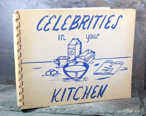 Brockton, Massachusetts | Celebrities in Your Kitchen Cookbook by St. Colman's Church | 1966 Vintage Community Cookbook | Bixley Shop