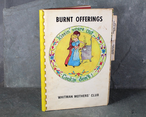 Whitman, Massachusetts - 1979 Burnt Offerings Cookbook by the Whitman Mother's Club | Vintage Community Cookbook | Bixley Shop