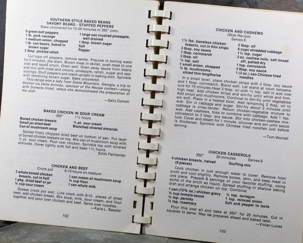 ATTLEBORO, MASSACHUSETTS - The Second Good Cookbook by the Second Congregational church | 1979 Vintage Community Cookbook | Bixley Shop