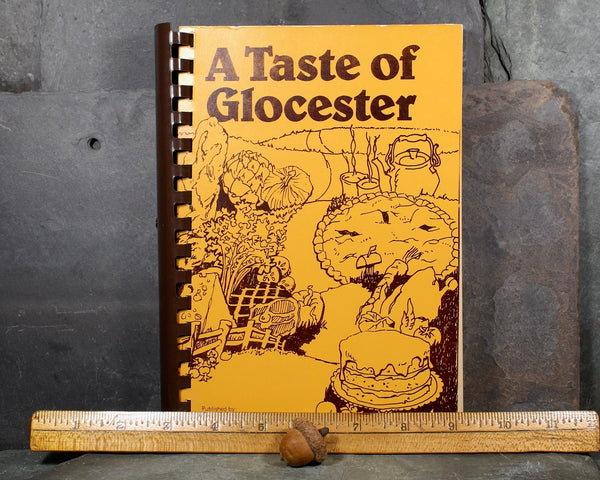 GLOCESTER, RHODE ISLAND - A Taste of Gloucester Cookbook by the Heritage Society, Chepachet | Vintage Community Cookbook | Bixley Shop