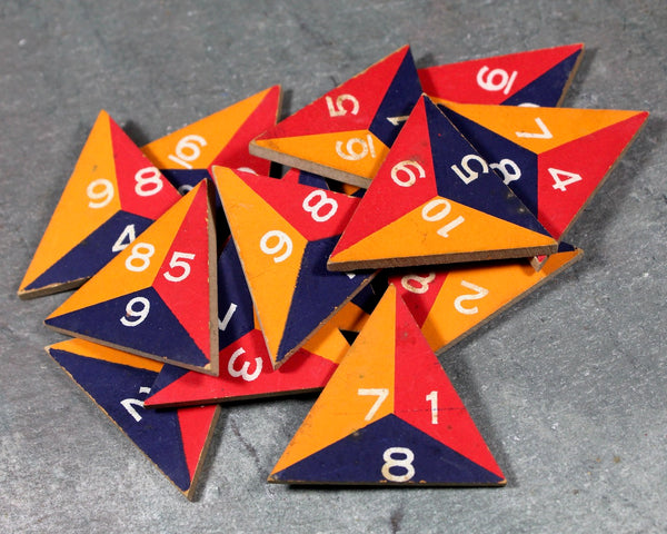 1939 Contack Game by Parker Brothers | Antique Triominoes-Style Game | Great Graphics! | Complete Game with Instructions | Bixley Shop