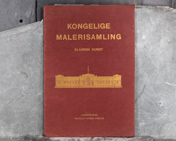 RARE! Antique Copenhagen, Denmark Souvenir Art Museum Guidebooks | circa 1920s | Set of 5 | NY Carlsberg Glyptothek | In DANISH