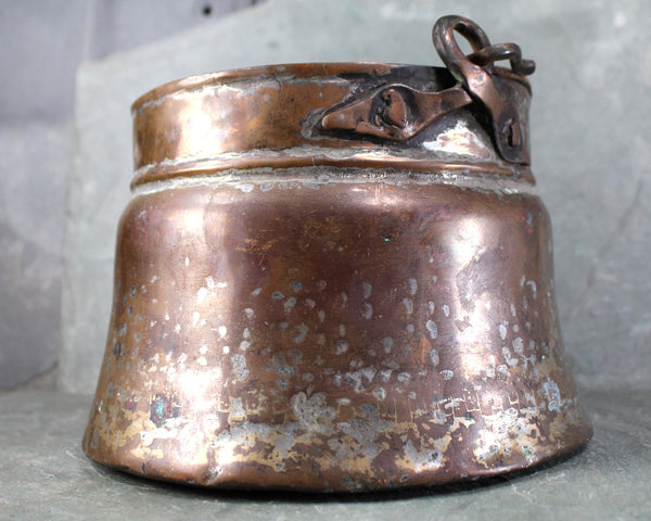 Antique Copper Pot | Copper Cauldron | Antique Kitchen