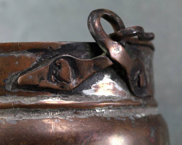 Antique Copper Pot | Copper Cauldron | Antique Kitchen