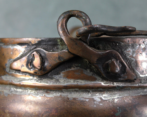 Antique Copper Pot | Copper Cauldron | Antique Kitchen
