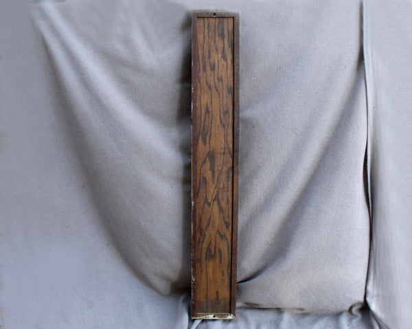 Antique Time Card Holder | Oak Wall Hanging | Holds Envelopes or Ephemera | 25 Slot Time Card Box