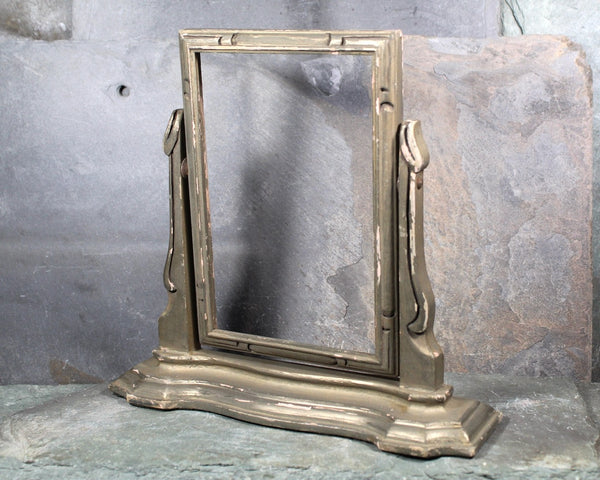 Antique Tabletop Wooden Swivel Frame | Antique Frame for Portrait or Mirror | Antique Tabletop Frame for 4"x6" Images | Bixley Shop
