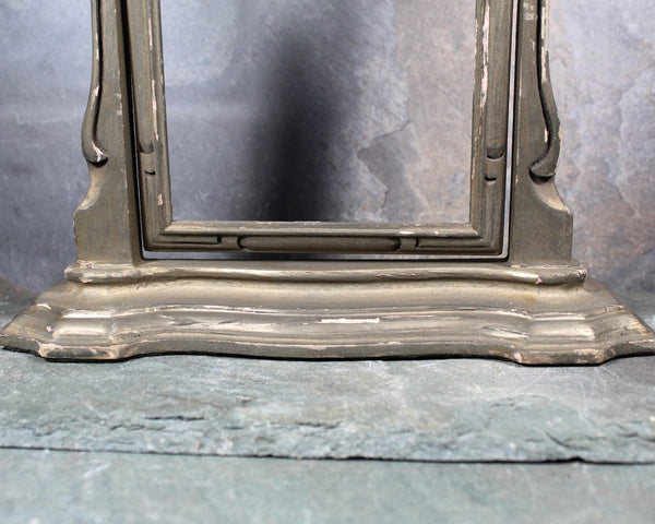 Antique Tabletop Wooden Swivel Frame | Antique Frame for Portrait or Mirror | Antique Tabletop Frame for 4"x6" Images | Bixley Shop