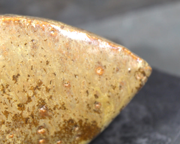 Seed Pod Sculpture | Art Sculpture | Hand Glazed Beige/Brown Seed Pod