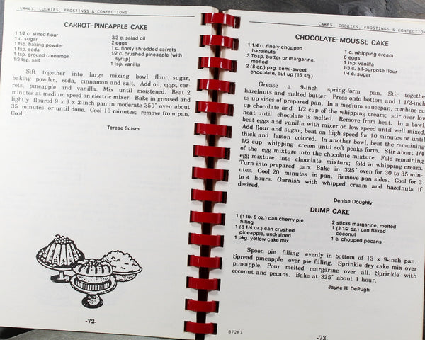 GROTON, CONNECTICUT - USS Alburquerque Wives 1987 Pot Luck Favorites Cookbook | Navy Cookbook | Vintage Community Cookbook | Bixley Shop