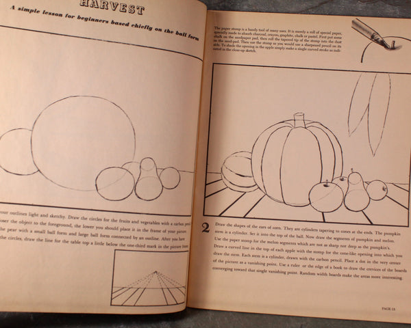 Learn to Draw with John Gnagy | 1950 Art Instruction Book | Vintage Drawing Instruction | Bixley Shop
