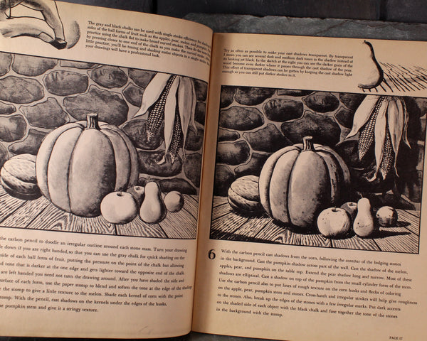 Learn to Draw with John Gnagy | 1950 Art Instruction Book | Vintage Drawing Instruction | Bixley Shop
