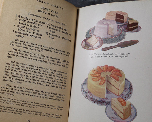 Lorain Cooking | 1928 Antique Cookbook by American Stove Company | Great Depression Cookbook | Bixley Shop