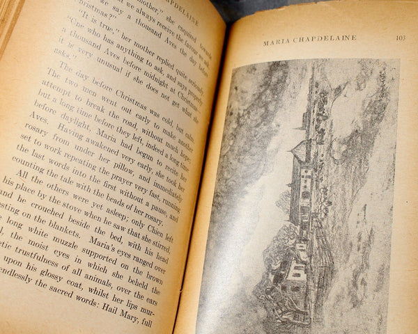 Marie Chapdelaine: A Romance of French Canada | 1921 Antique Novel | First American Edition | Bixley Shop