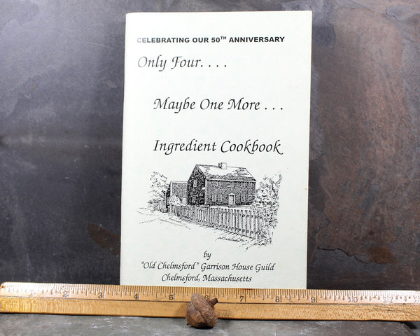CHELMSFORD, MASSACHUSETTS | 2009 Old Chelmsford Garrison House Guild Community Cookbook | Vintage New England Cookbook