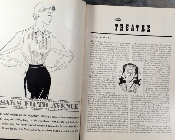 Pal Joey 1952 Playbill from Broadway | Monday, June 9, 1952 | Vintage Broadway Memorabilia