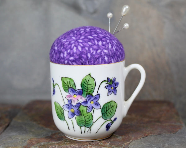 Purple Upcycled Pin Cushions | Pop of Purple Vintage Pin Cushions | Your Choice | Hand-Crafted by Bixley Shop