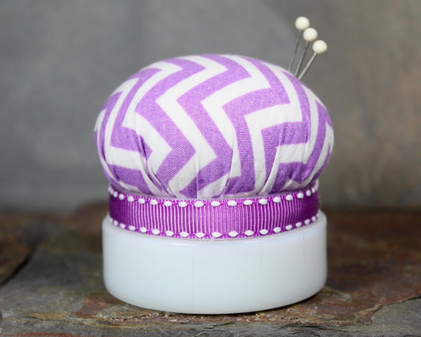 Purple Upcycled Pin Cushions | Pop of Purple Vintage Pin Cushions | Your Choice | Hand-Crafted by Bixley Shop