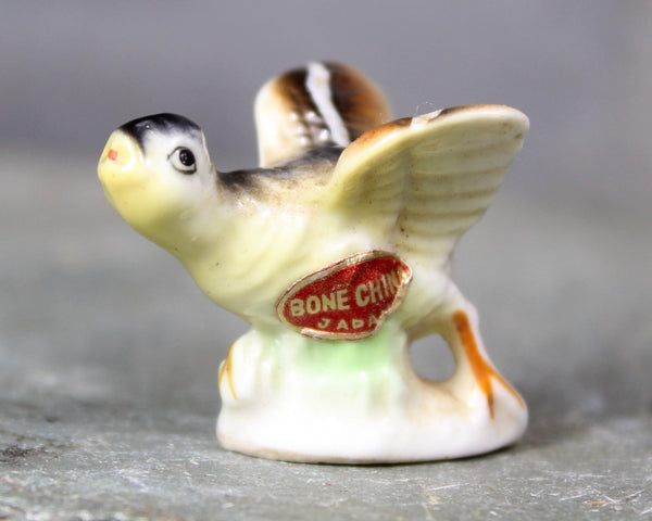 Mid-Century SHIKEN Pheasant Family Figurines | Set of 3 Bone China Figures | Beautifully Detailed | Made in Japan | Bixley Shop