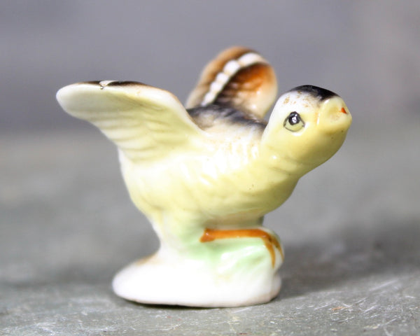 Mid-Century SHIKEN Pheasant Family Figurines | Set of 3 Bone China Figures | Beautifully Detailed | Made in Japan | Bixley Shop