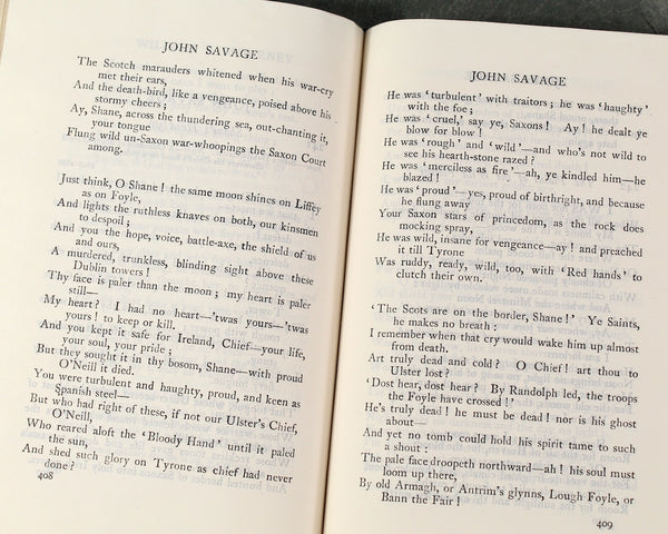 The Dublin Book of Irish Verse | Poetry Anthology by John Cooke | 1924 Antique Poetry Book | Bixley Shop