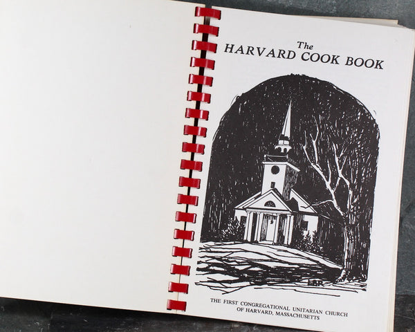 HARVARD, MASSACHUSETTS (Harvard the town, not the university) | 1979 Vintage Community Cookbook | First Congregational Unitarian Church