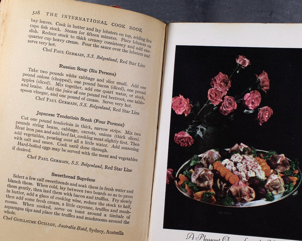 1929 The International Cook Book | Antique International Cooking | by Margaret Weimar Heywood | Bixley Shop
