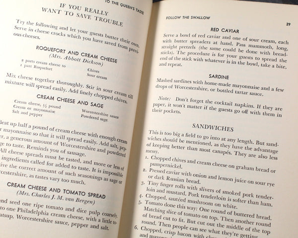 To the Queen's Taste: A Cookbook for Moderns | Written by Helen Train Hilles | 1950 Revised Edition