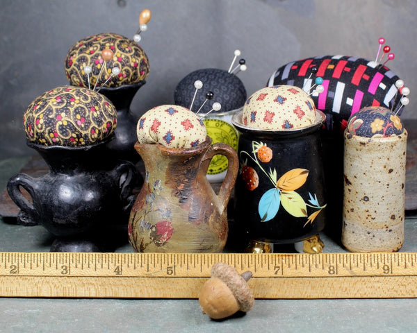 Rustic Farmhouse Upcycled Pin Cushions | Rustic Style Vintage Pin Cushions | Your Choice | Hand-Crafted by Bixley Shop