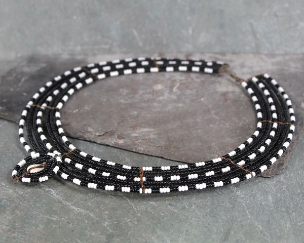 Choice of 3 Vintage Masai Beaded Necklaces | Beaded Masai Necklaces | Choice of 3 Sizes | Hand Made African Jewelry