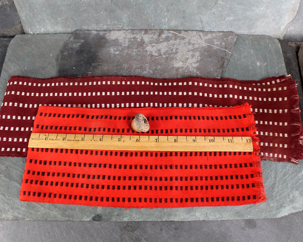 Pair of Vintage African Fabric Sashes | Vintage African Fashion
