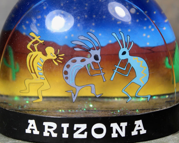Vintage Arizona Souvenir Snow Globe | 1980s Arizona Snow Globe | Bixley Shop