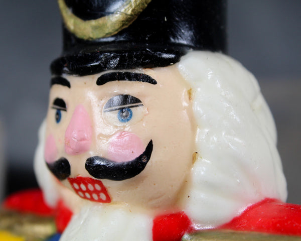 Christmas Toy Soldier Candle | Vintage Christmas Candle | Large 6" Sculpted Nutcracker Candle | Bixley Shop