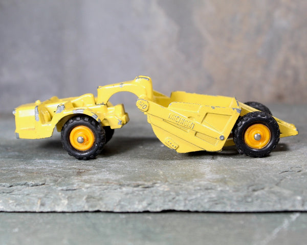Set of 6 Vintage Die Cast Vehicles and 1 Lindberg Plastic Van| Tootsie Toys | Lesney | Michigan Scraper | Bixley Shop