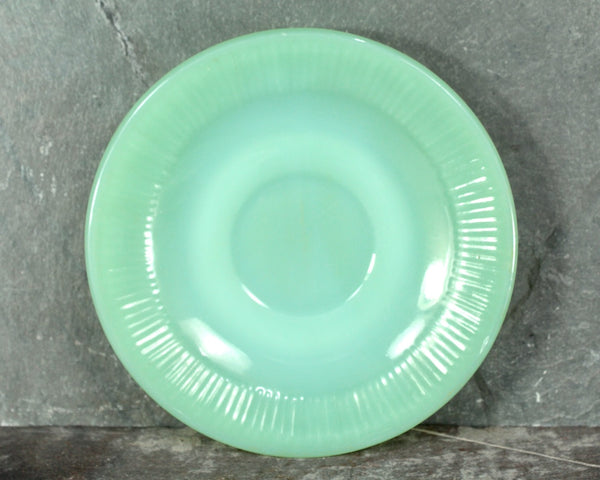 Set of 2 Vintage Fire King Jadeite Saucers | Vintage Jadeite | 6" Saucers | Collectible Glass | Bixley Shop