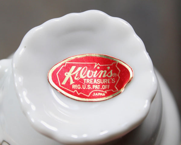Vintage Souvenir Little America Cup and Saucer | Arizona, Utah, and Wyoming Souvenir | Keloin's Treasures Demitasse Cup & Saucer | Bixley Shop