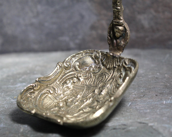 Vintage Montagnani Style Brass Ornate Ladle | Sculpted Ladle | Made in Italy
