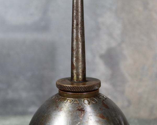 Vintage Gem Mfg Co Pittsburg Oil Can | 6" Tall x 3" Diameter Oil Can | Bixley Shop