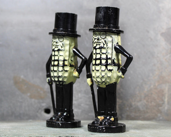 Mr Peanut Salt and Pepper Shakers | Planters Peanut Company Plastic Salt & Pepper Shakers | Classic Kitsch | Billy Shop