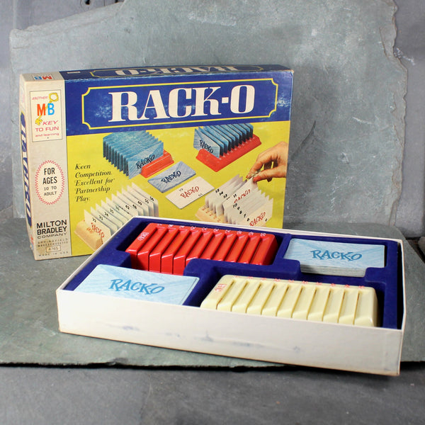 1961 Rack-O Game | Vintage Milton Bradley Card Game | Complete Game | Partner Game Play | Family Game Night | Bixley Shop