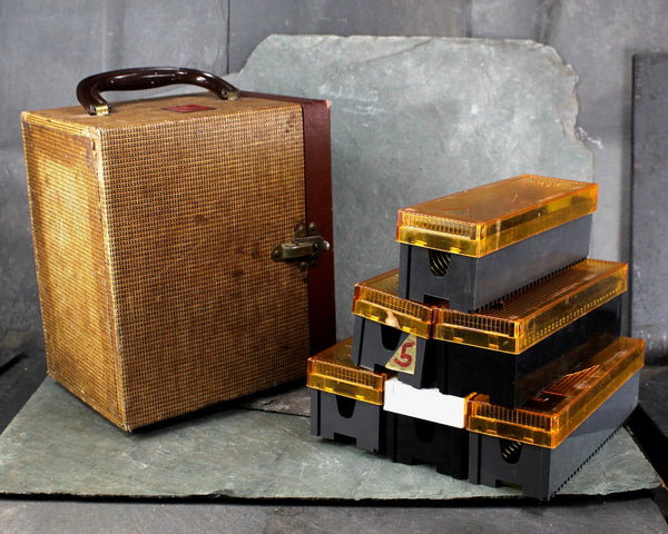 Vintage TDC Slide Storage Box | Slide Box with Slide Containers | Vintage Storage | Slide Box | Unique Storage Solutions